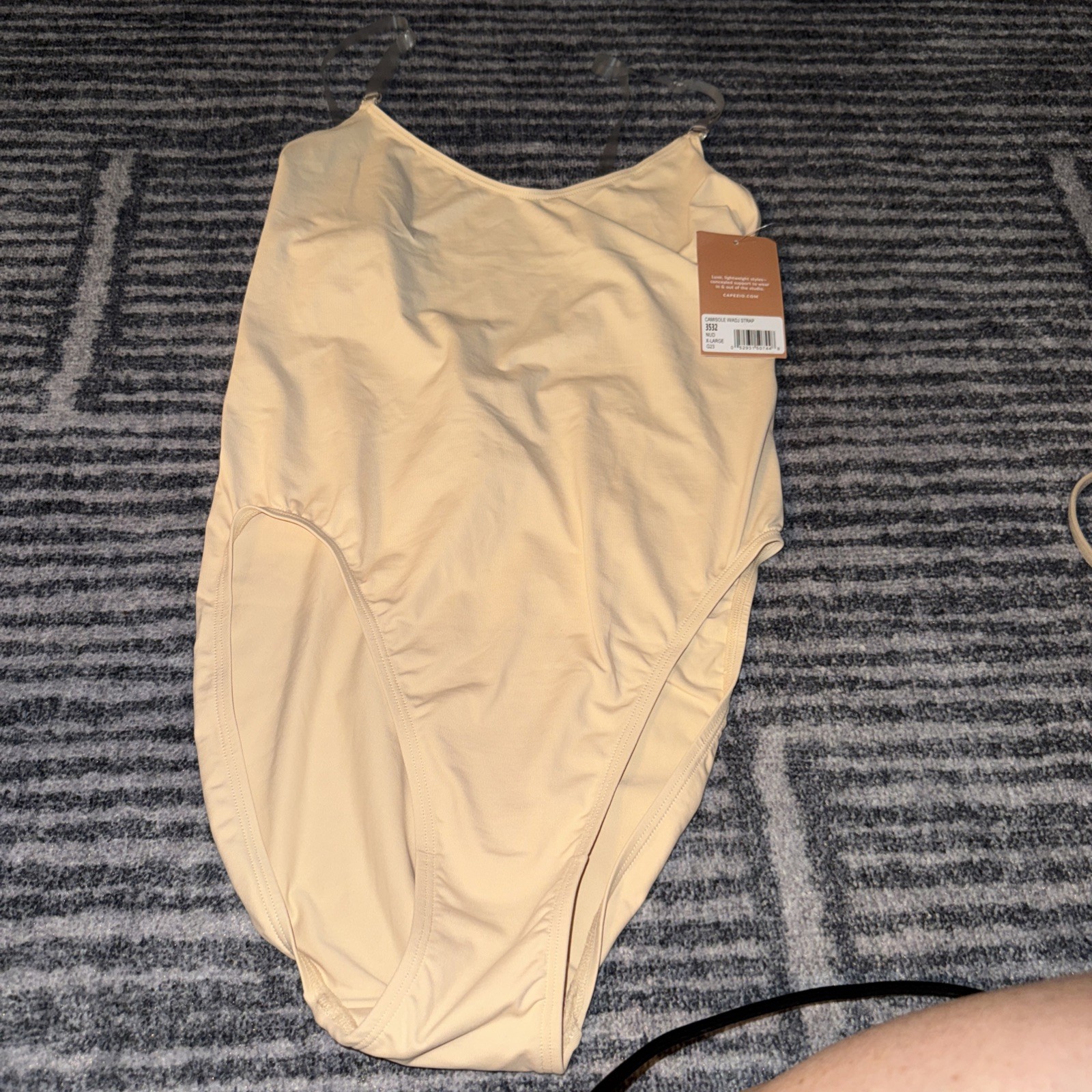 Capezio camisole with adjustable strap nude number 3532 extra large NWT