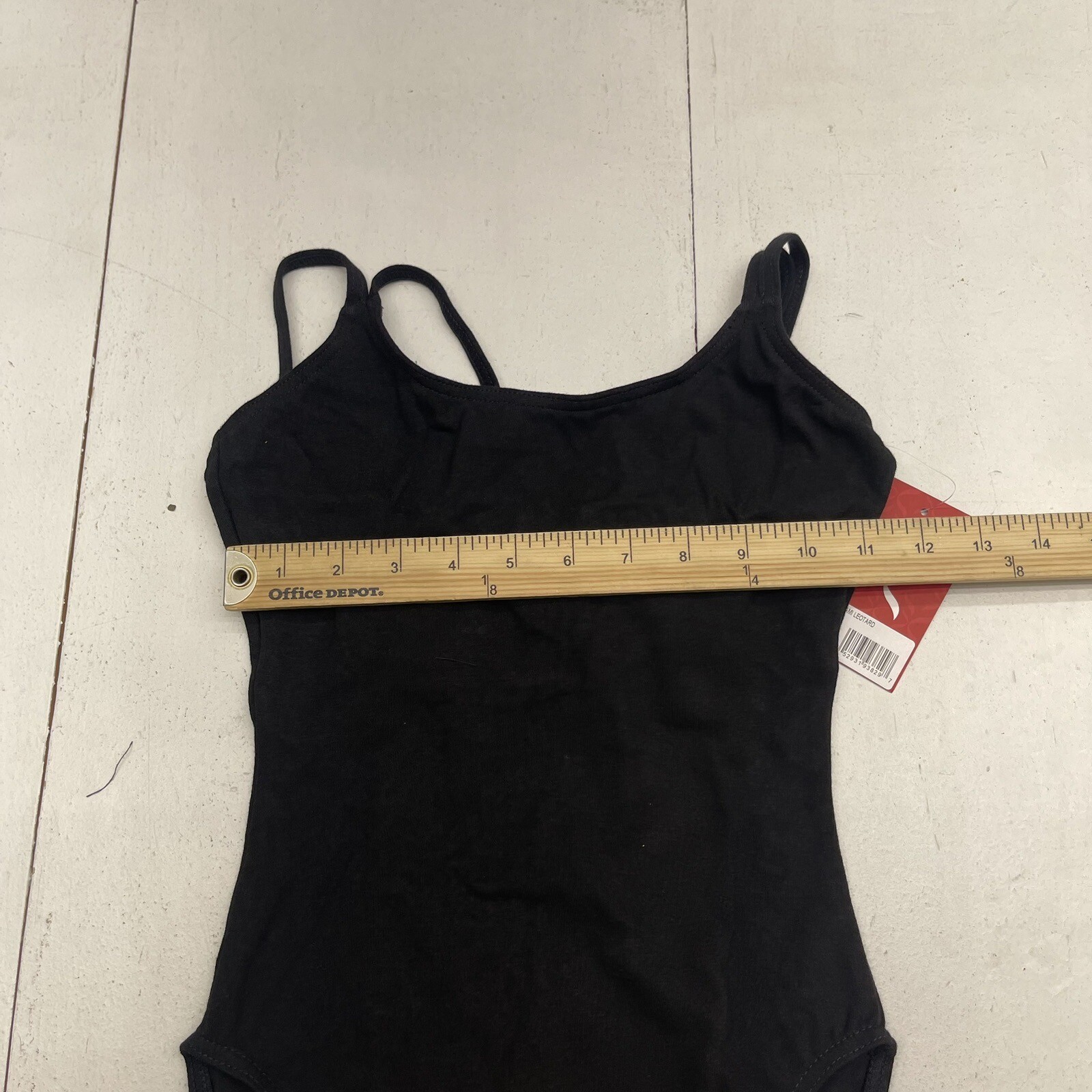 Capezio Black Double Strap Cami Leotard Women’s Small New
