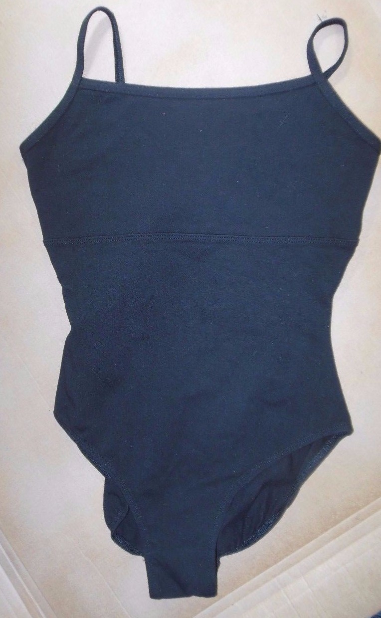 NWT Danskin cotton spandex empire camisole leotard Medium Adult #2401 rungback