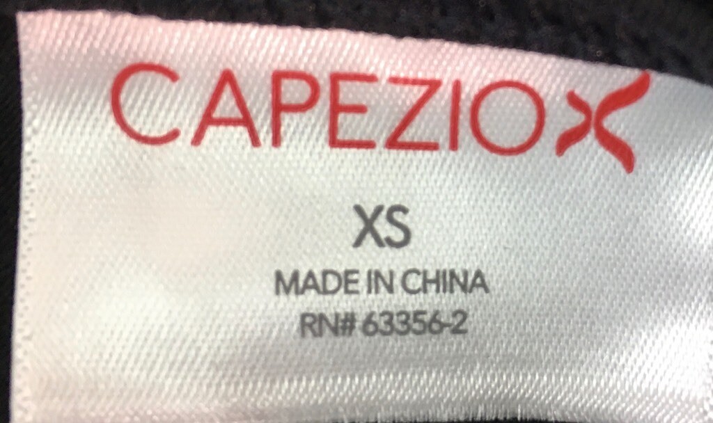 Capezio Leotard Bodysuit Women’s XS Black Short Sleeves Stretch Scoop Neck
