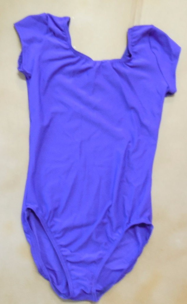 New in Package Main Street Purple Matte Spandex 99232 Leotard Girls Ladies