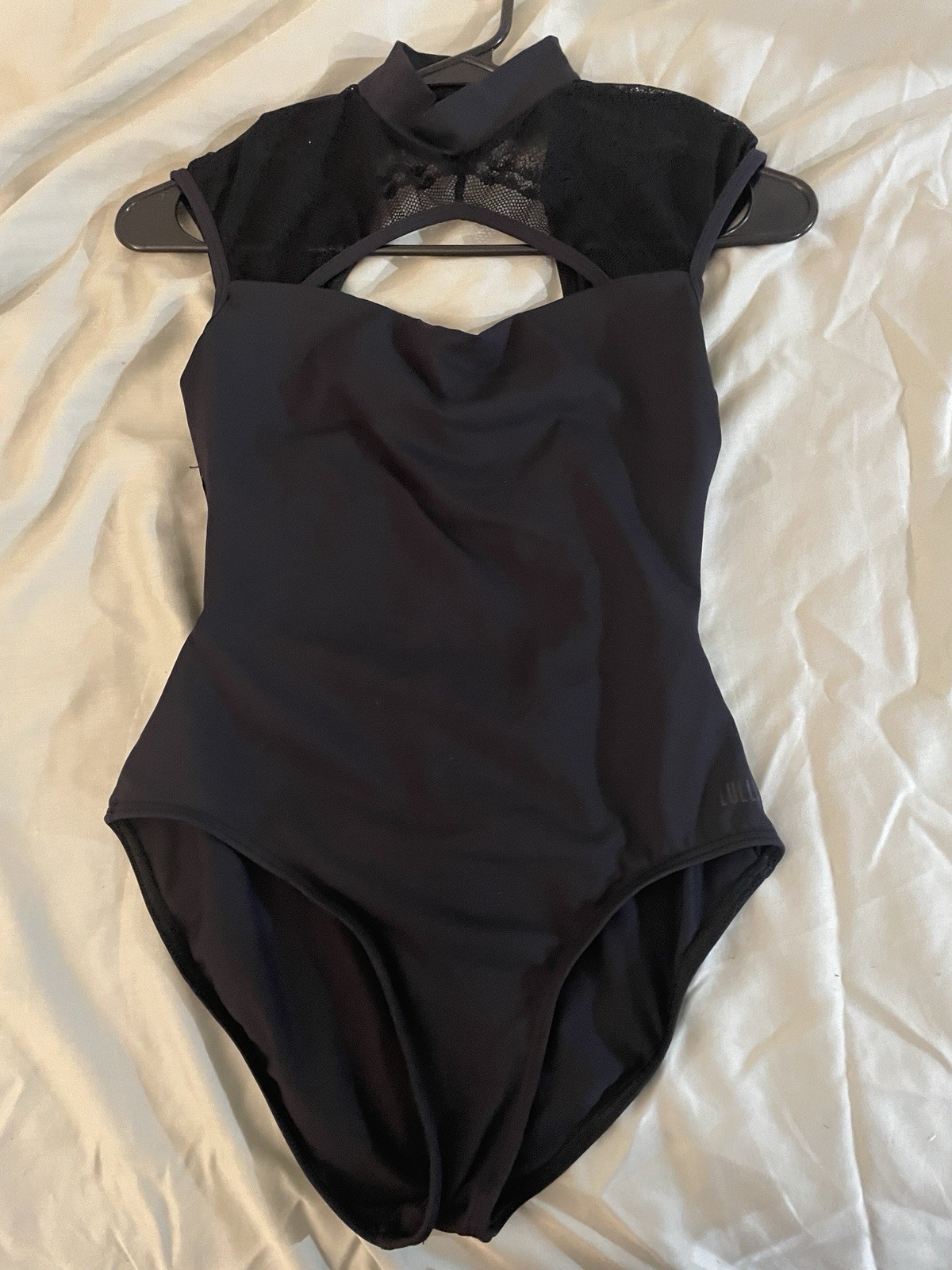 Women’s Lot of 9 Dance Leotards, Multi-Color Solid Lace Nylon Assorted Styles