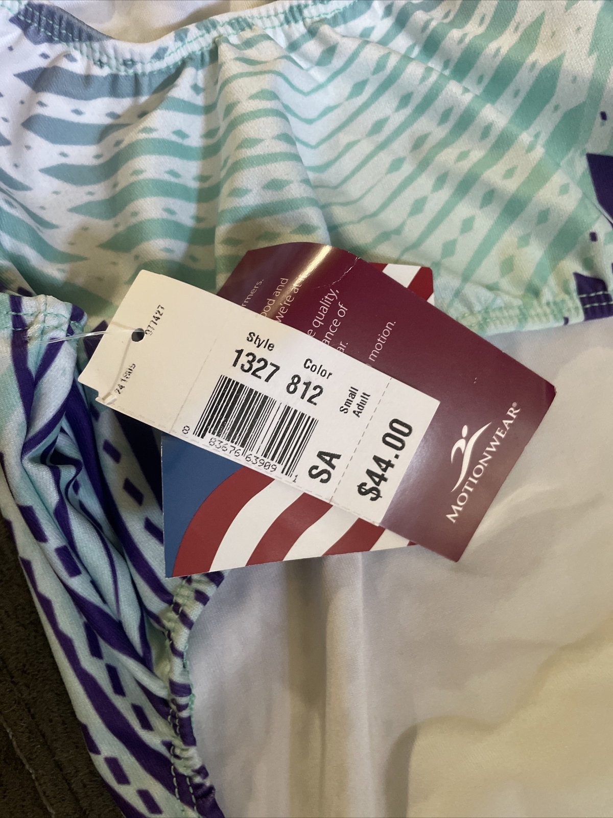 Motionwear Small Adult Aqua Blue Leotard