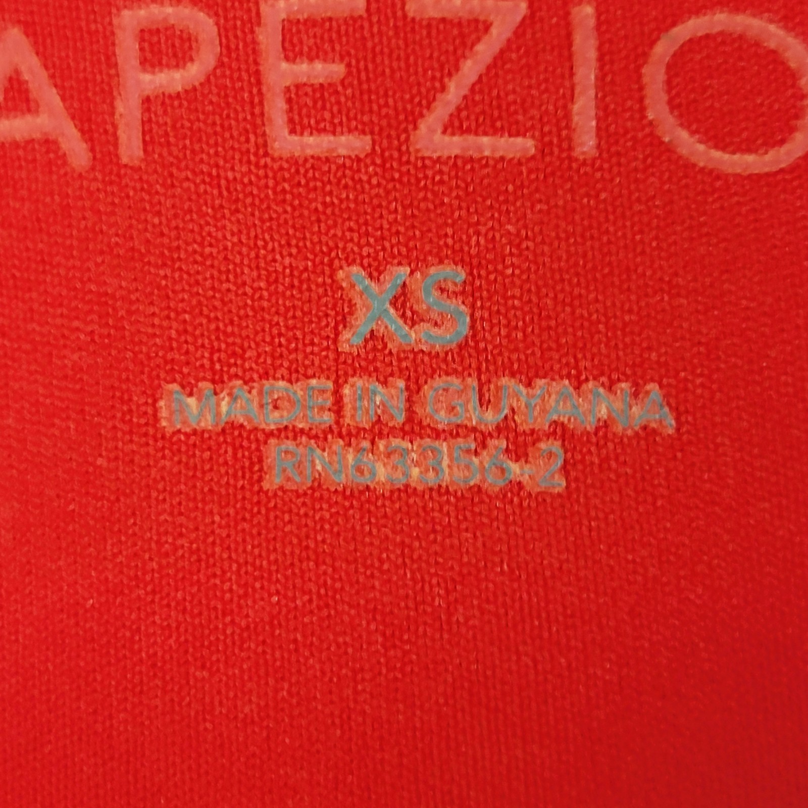 Capezio Scarlet Studio Collection Tank Leotard Scoop Front And Back Adult SZ XS