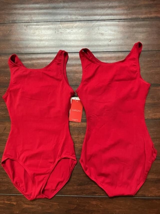 NBW Capezio Small Adult Garnet Tank Leotard Style#CC201