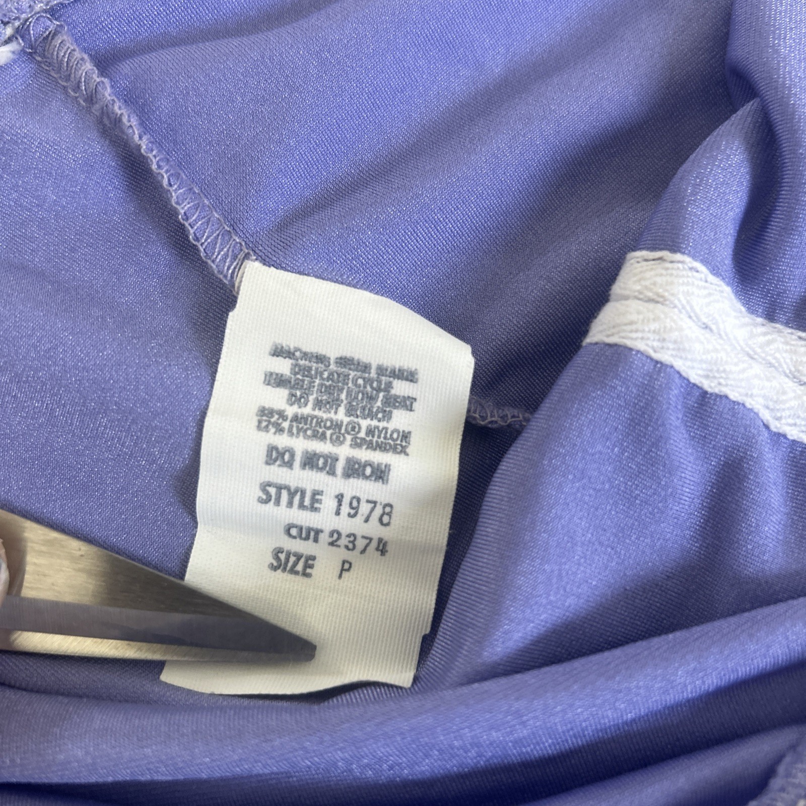 Flexatard 80s GILDA MARX Shiny Purple Leotard Vintage JAZZERCISE AEROBICS size P