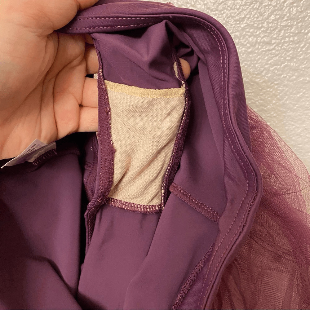 Weissman Balera dance costume Tulle Maxi Skirt With Slits S9909 purple SA adult