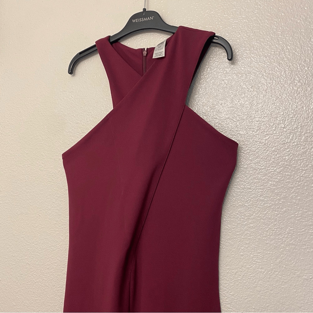 WEISSMAN Balera Dance Costume red jumpsuit unitard Goodbye My Lover AH11393 SA