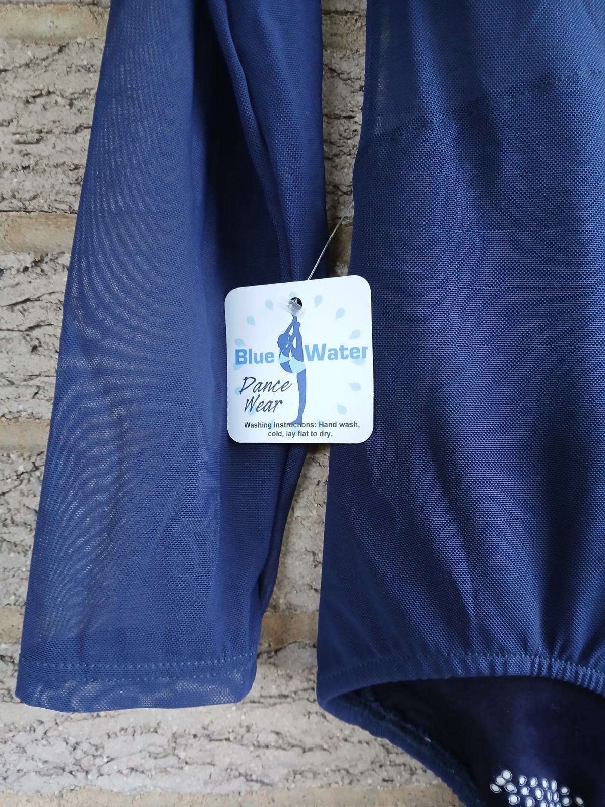 NWT Blue Water Dance Wear Navy Blue Leotard Size M