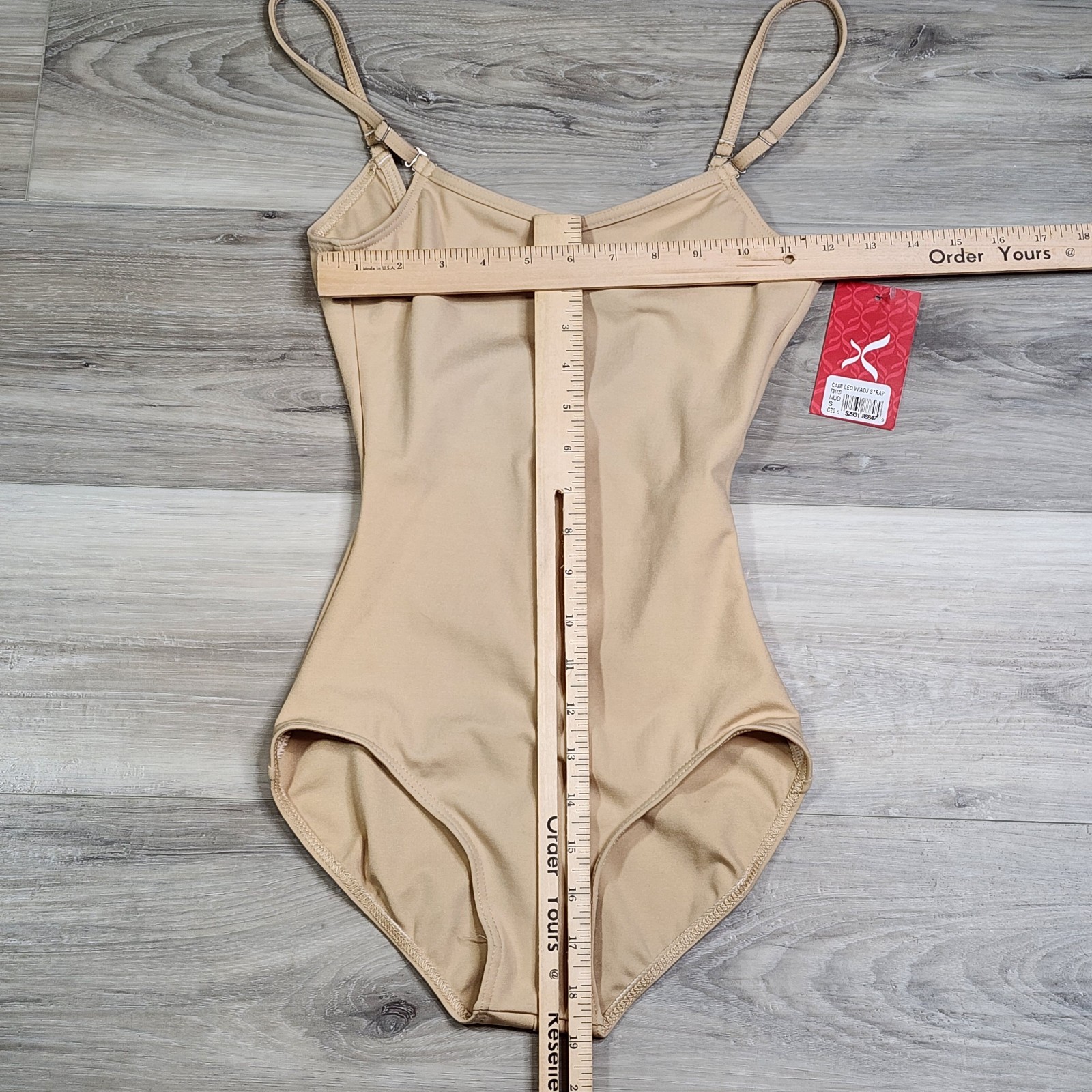 Capezio Tank Leotard Women’s Small Nude Adjustable Strap New