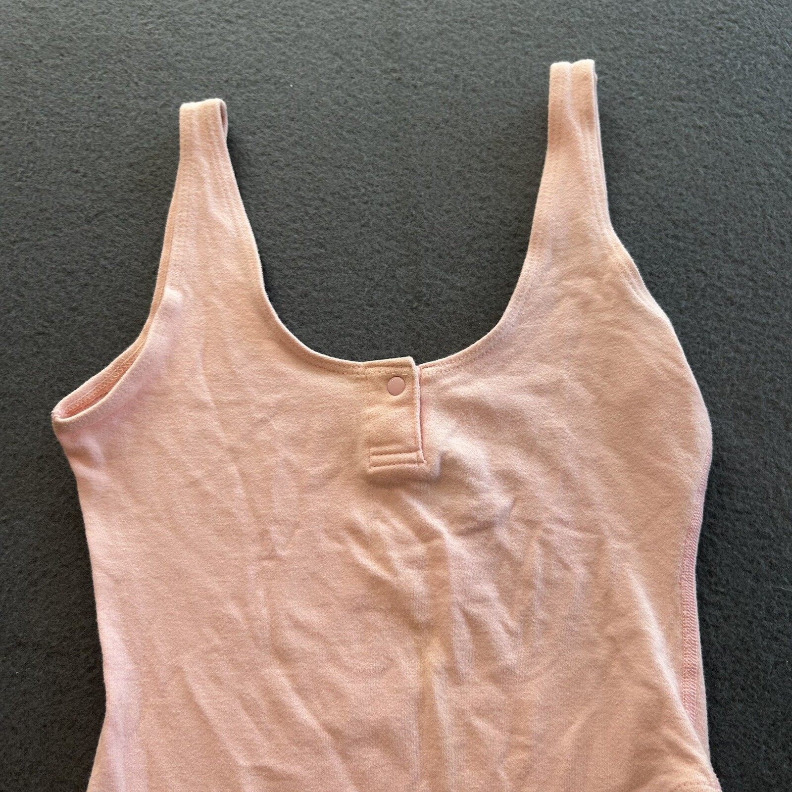 Baryshnikov Dancewear Leotard Women Sz M Pink Performanc Dance BodySuit Vtg 80s