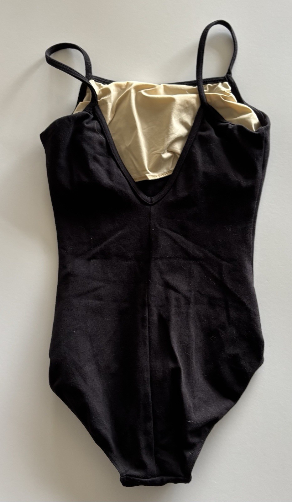 Mirella Women’s Black Dance Scoop Neck Leotard Size Small
