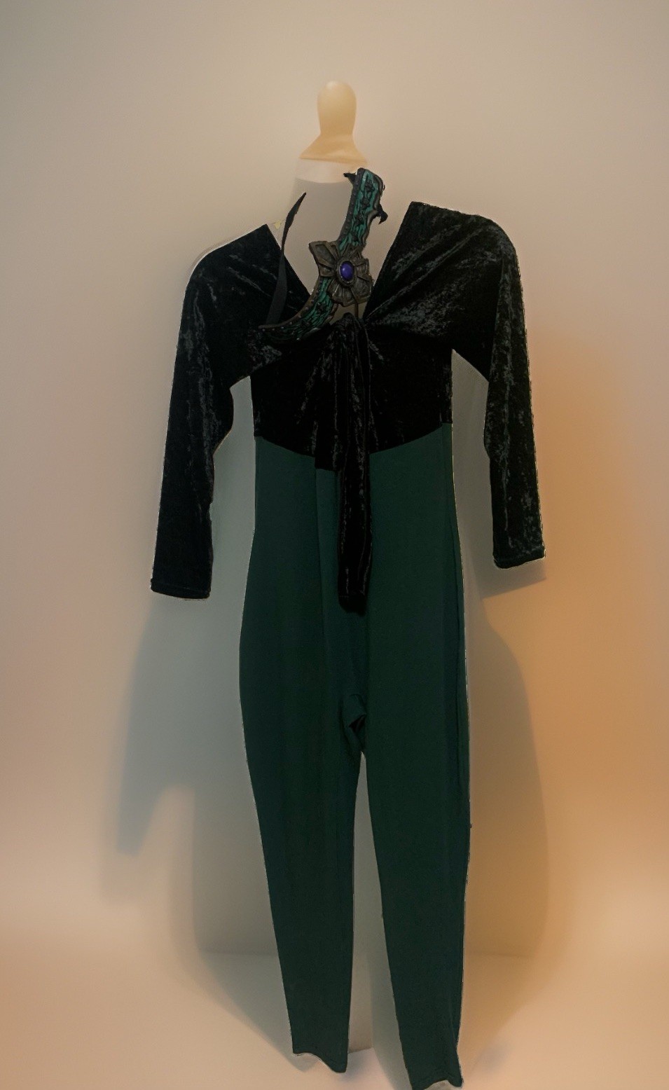 Vintage Wolff Fording Green Dance One Piece Leotard Costume 1960’s Size XL