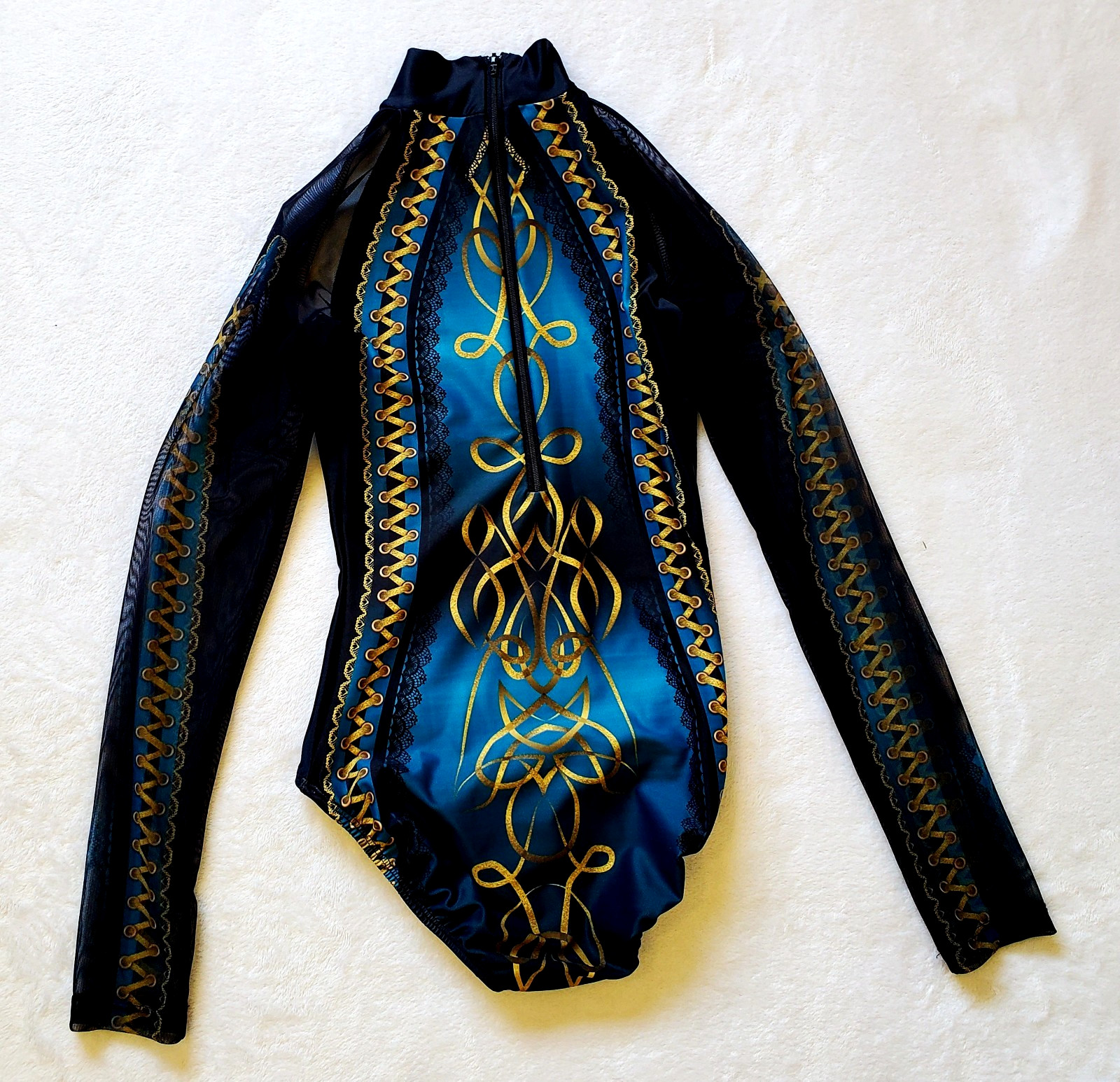Alexandra dance costume Adult Extra Small AXS Leotard Aerialist Circus Silks