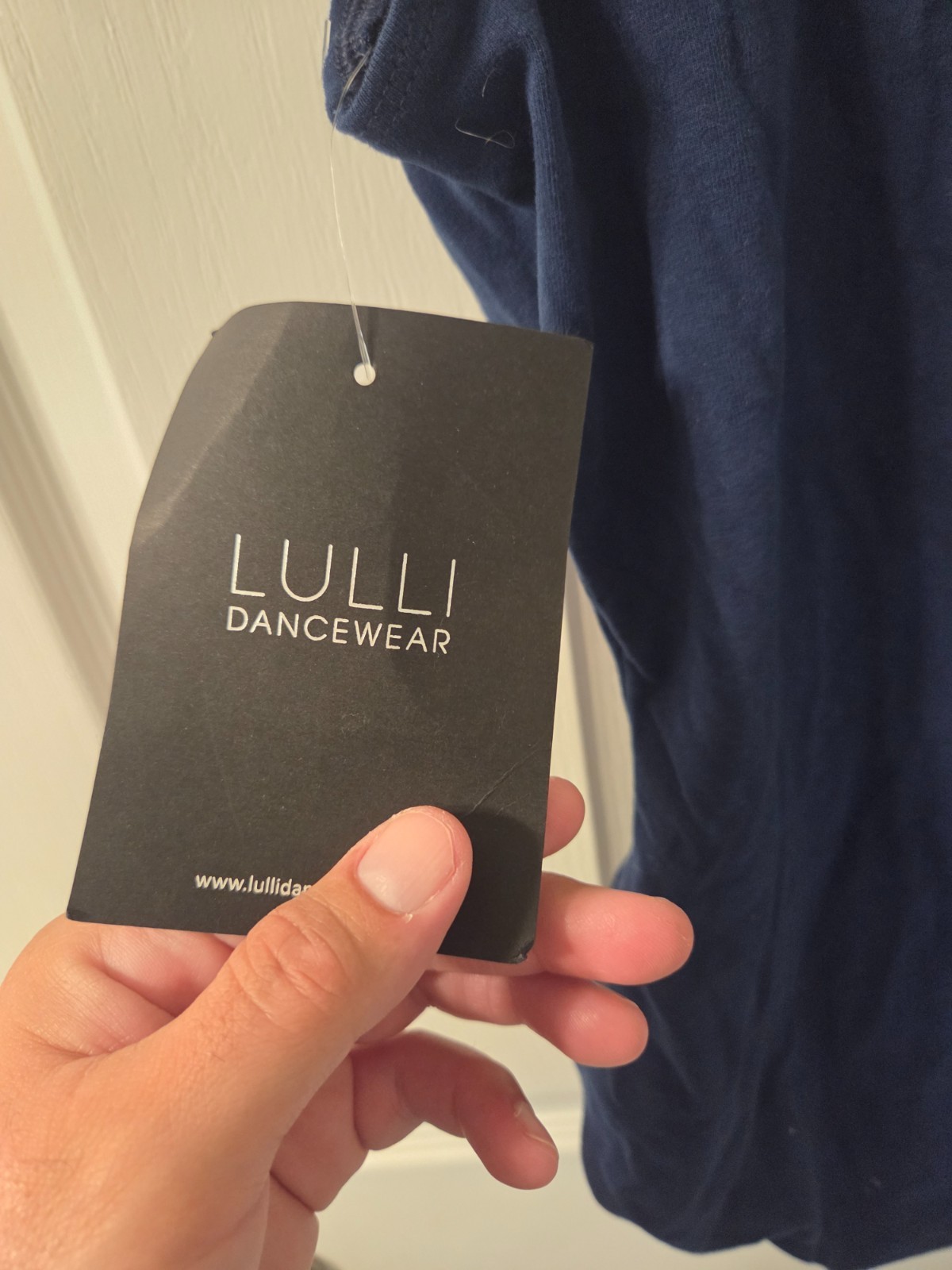 Lulli Dancewear Blue Tank Leo With Crisscross Back Adult Small #S35