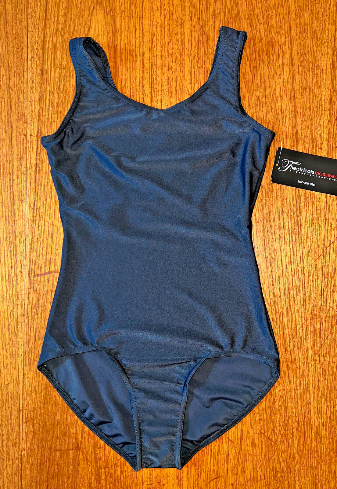 NWT! Theatricals Classwear, TH5101 Women’s Black Sleeveless Leotard, Size Small