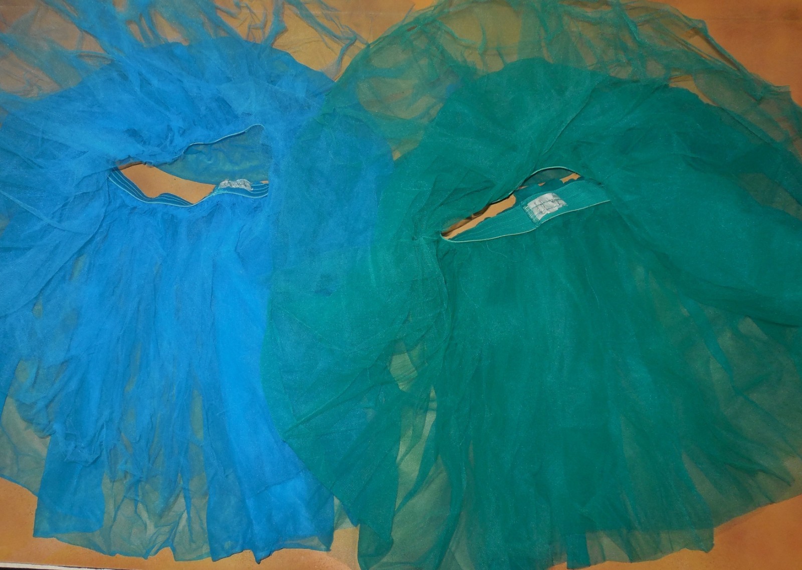 Dance Romantic 3 Layer Tutu Skirt Organdy Tulle Jade or Turquoise Child/Adlt