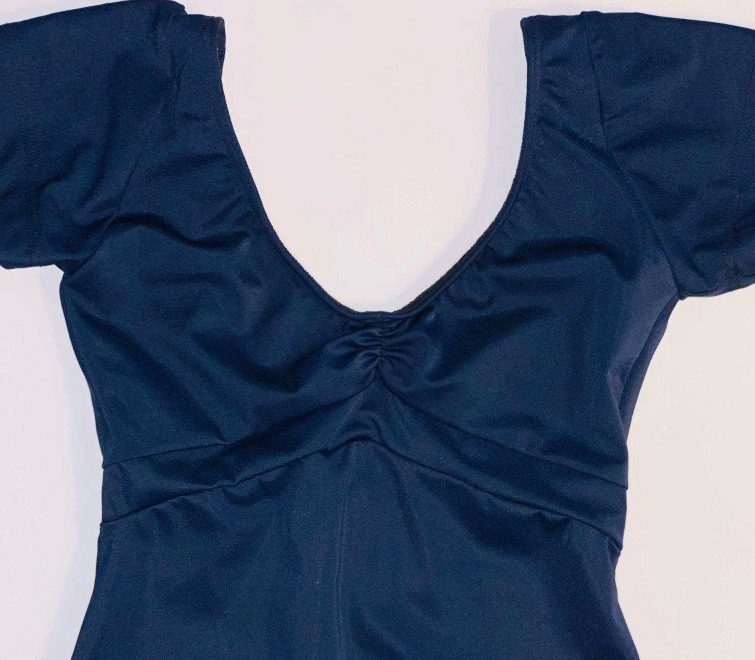 Dancer.NYC „Aurora Style“ Leotard – CLOSEOUT SALE – NAVY Small – FREE SHIP