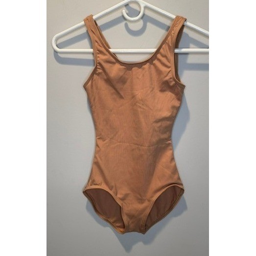 Capezio Team Basics Tank Leotard XS Light Suntan Nude TB142 Womens Dancewear NEW