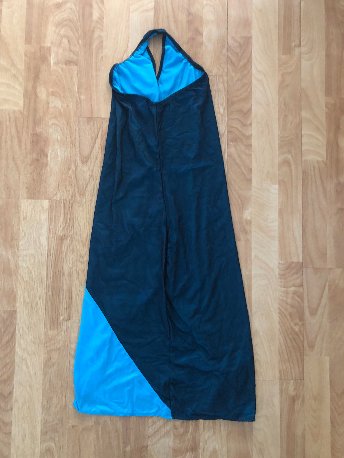 Lot of 9 Dance Team Costumes Long Tarzan Turquoise & Black Mesh Dress S M XS
