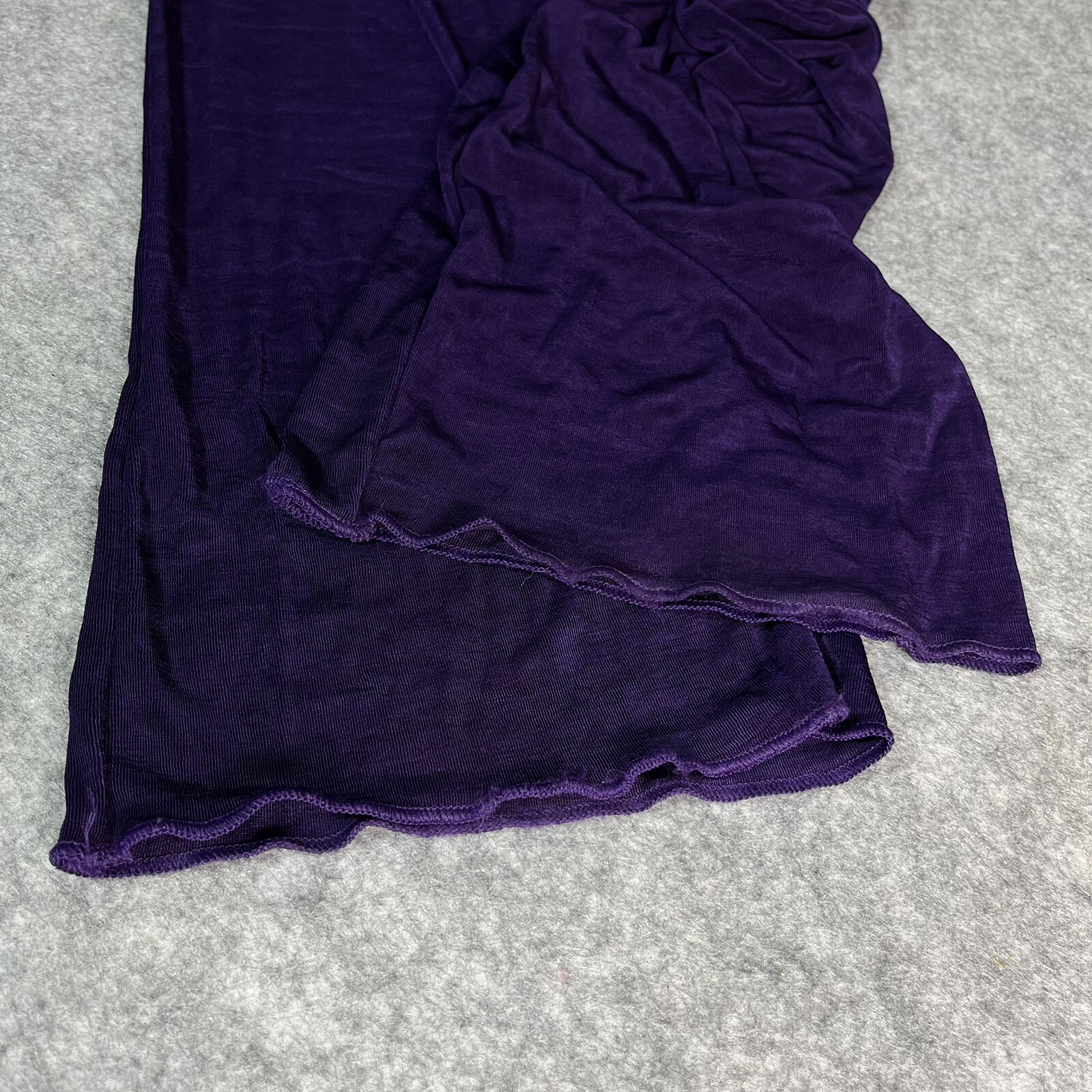 Vintage 80s Body Wrappers Full Leotard Dance Unitard Women M Purple Beaded