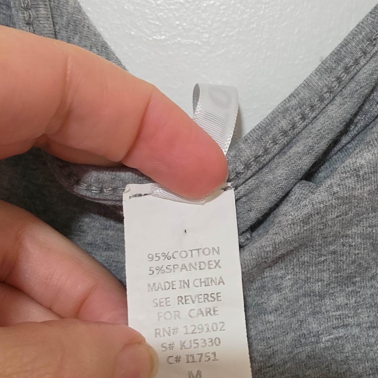 KTOO Women’s Gray Solid Knit Cotton/Spandex Unitard Bodysuit Size M KJ5330