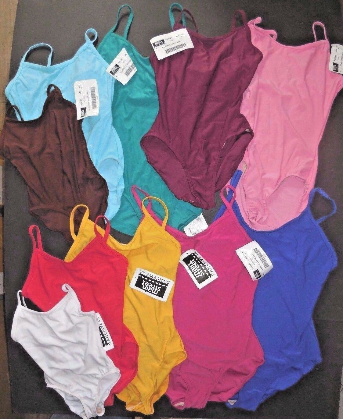 Camisole DANCE LEOTARD frontlined various colors adult/child over 40 available