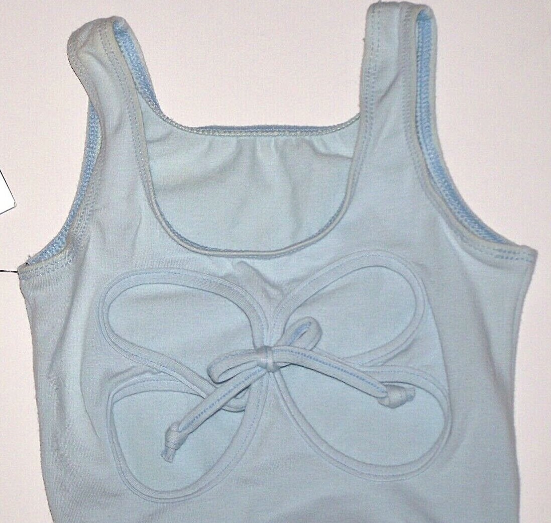 Danskin Leotard Bodysuit Butterfly Back Gymnastics New Child Girl Toddler 2 3