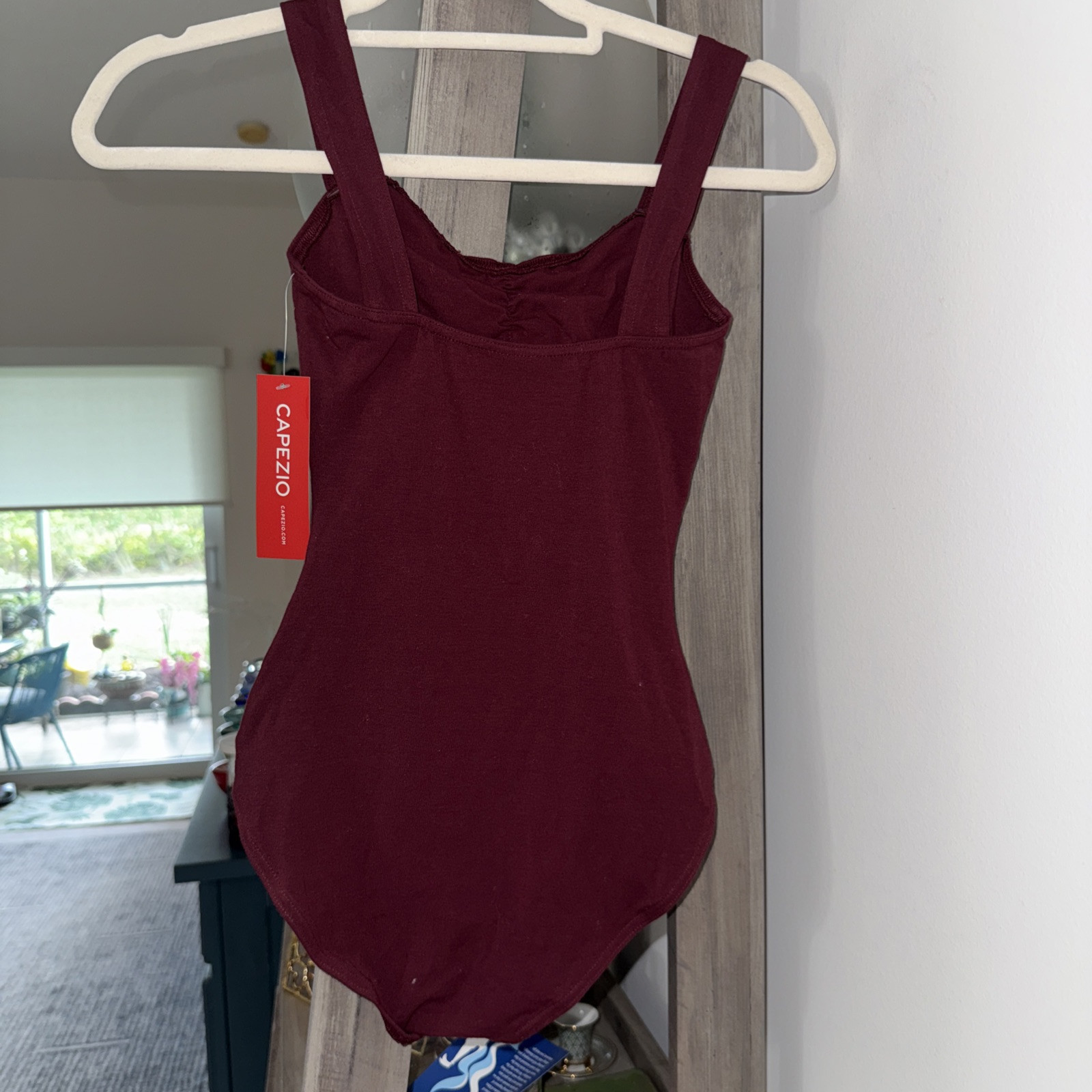Capezio Women’s Princess Tank Leotard Burgundy Small NWT