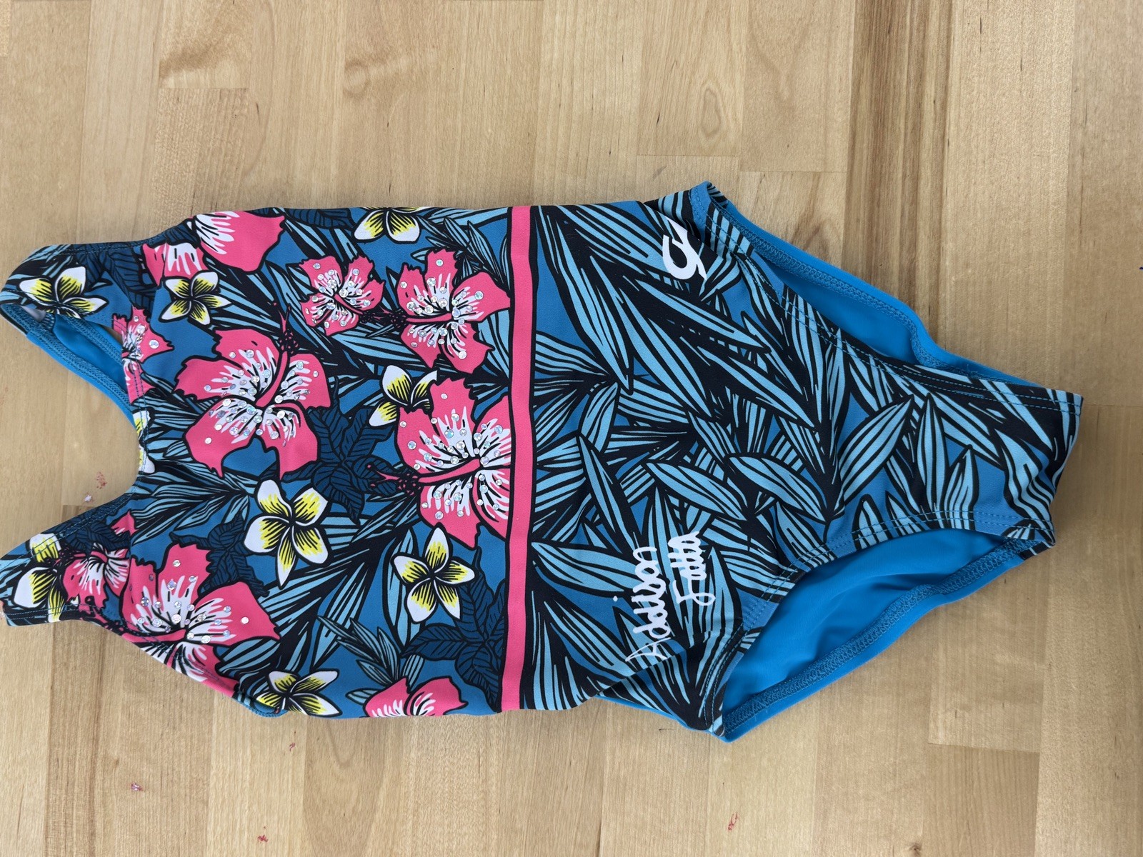 USA Olympian Addison Fatta Girls Leotard – GK Elite Size Child Medium – Used