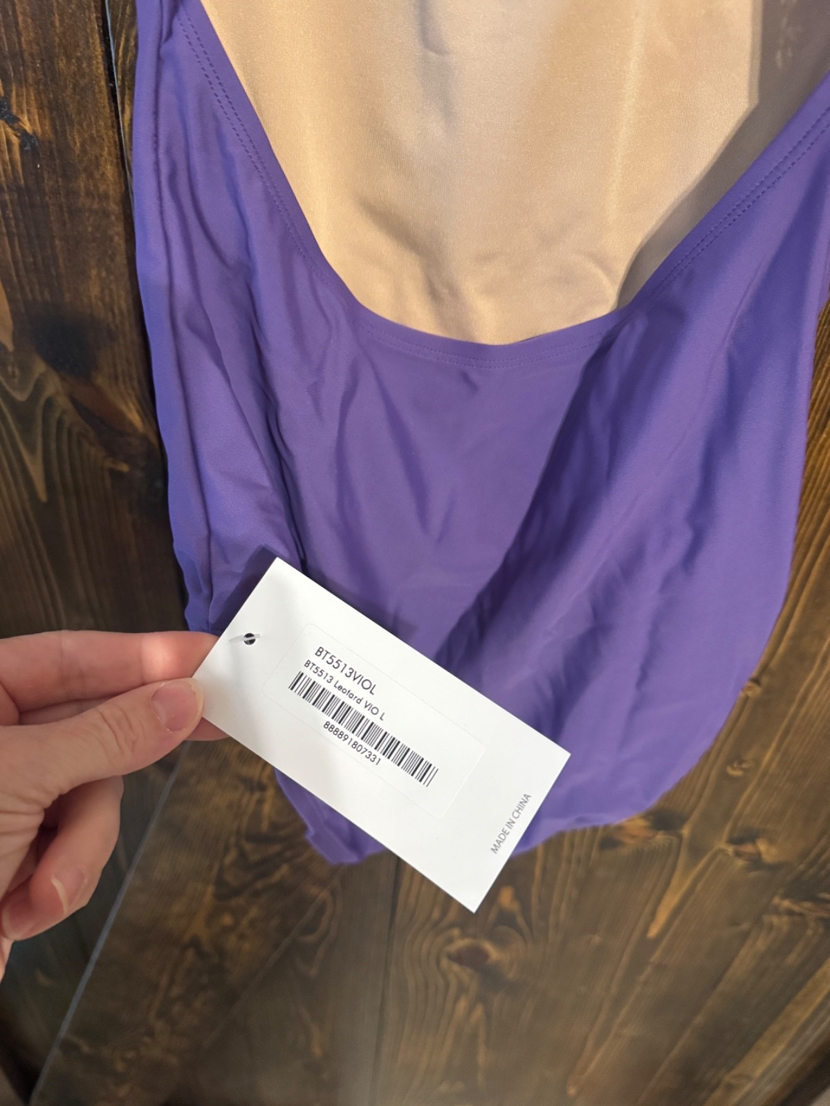 Baltogs Leotard Violet, size Large, style 5513