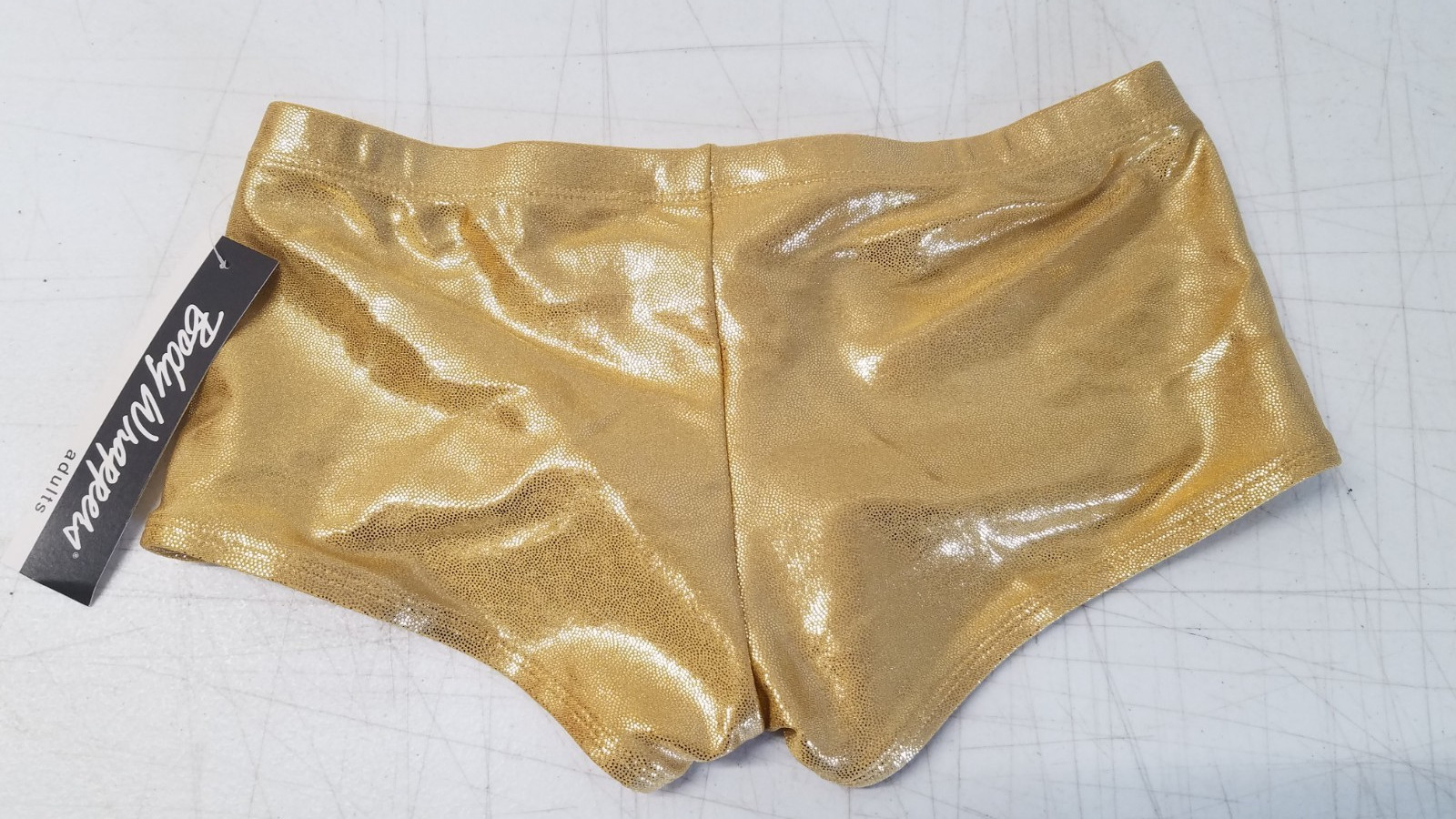 Body Wrappers Dance Gymnastics Hot Shorts Style 8491 Adult Small Gold 5131