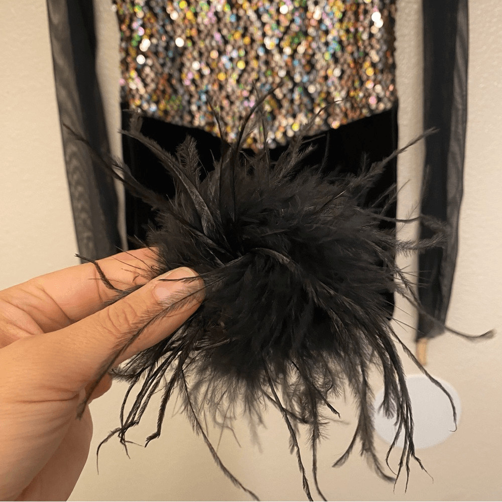 A wish come true dance costume leotard feather 22922 Did Ya – MA Medium adult