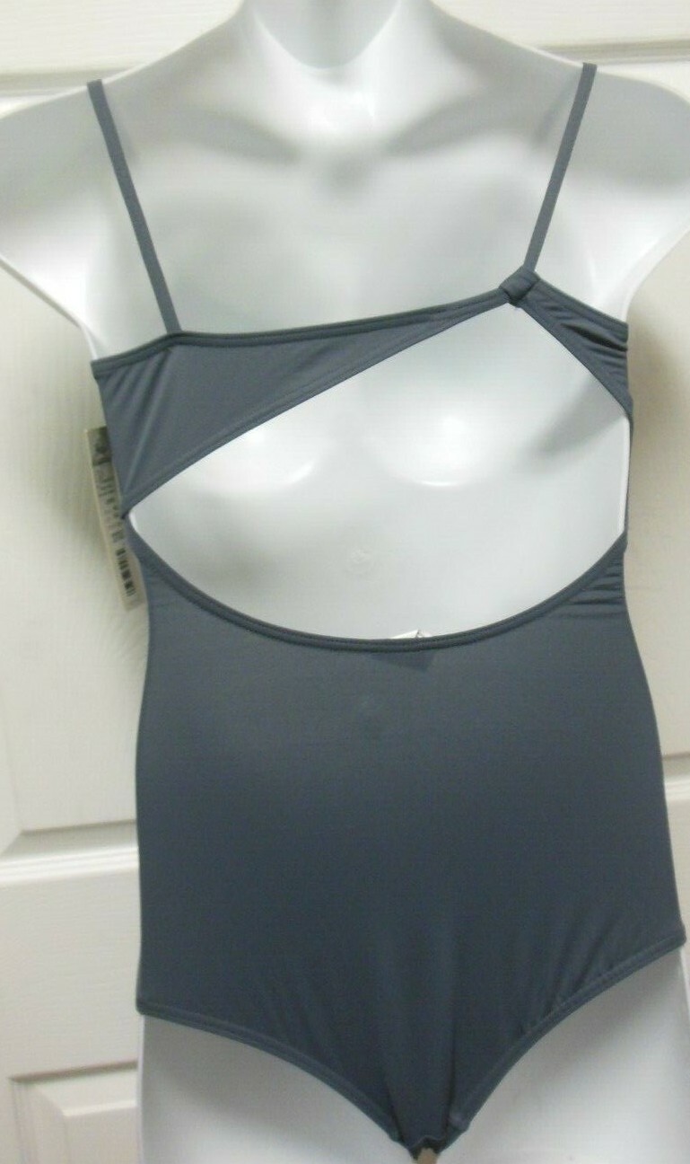 Camisole Leotard P420 Bodywrappers Shelflined charcoal pretty back ch/ladies