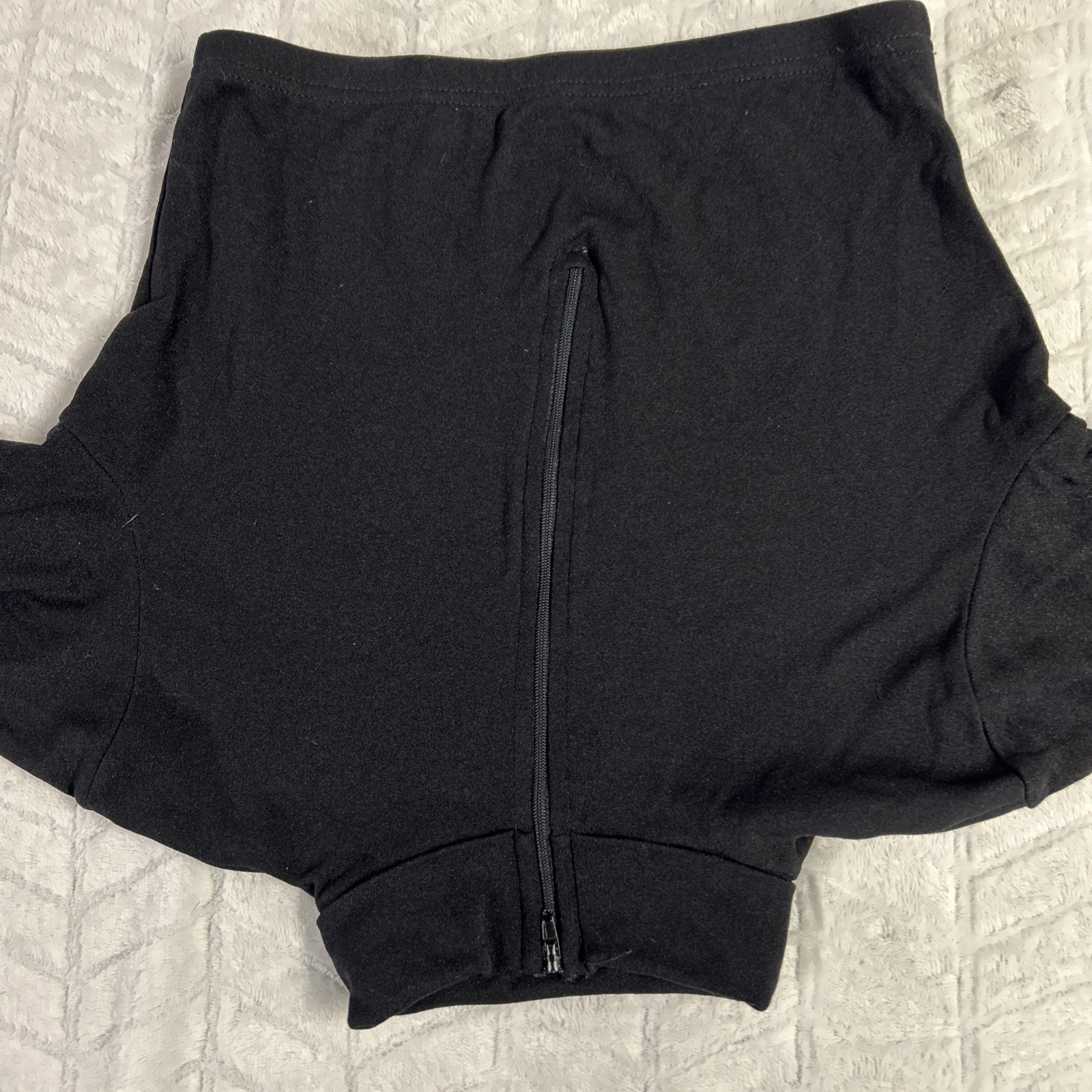 Lot Of 3 CHASSE Womens Cropped Black Turtleneck Cheer Dance S M L