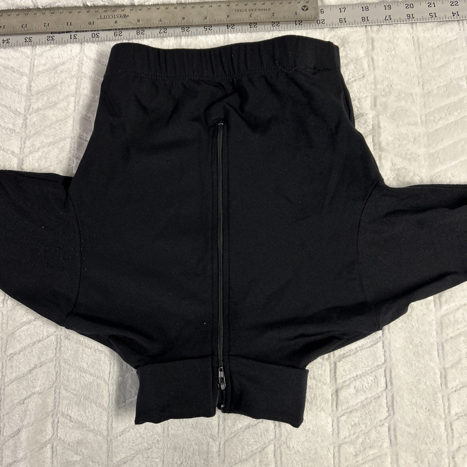 Lot Of 3 CHASSE Womens Cropped Black Turtleneck Cheer Dance S M L