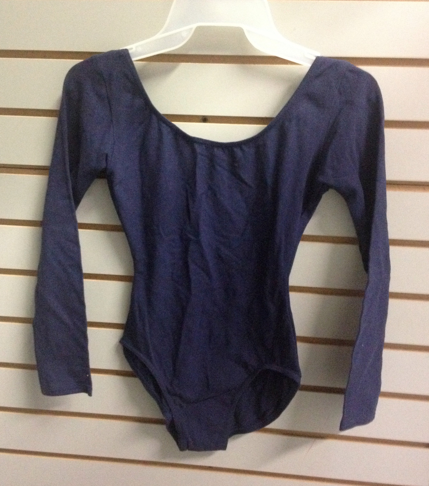 Mirella Women’s Size Small (4-6) Navy Blue Long Sleeve Leotard