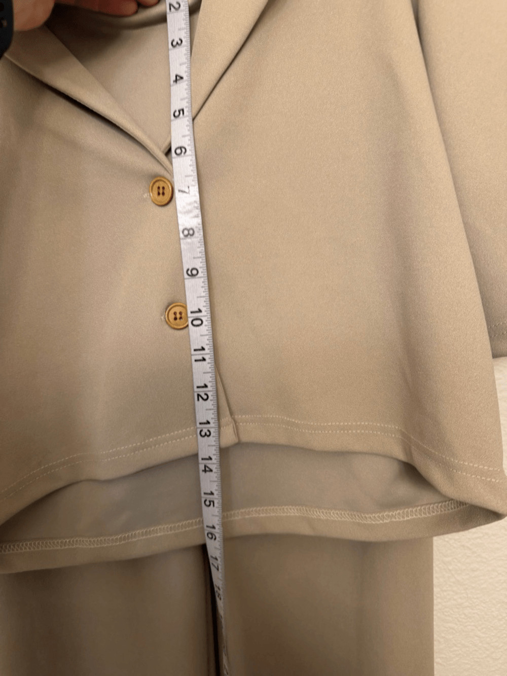 WEISSMAN Dance Costume menswear suit The Story Never Ends tux crop tan 14441 LA