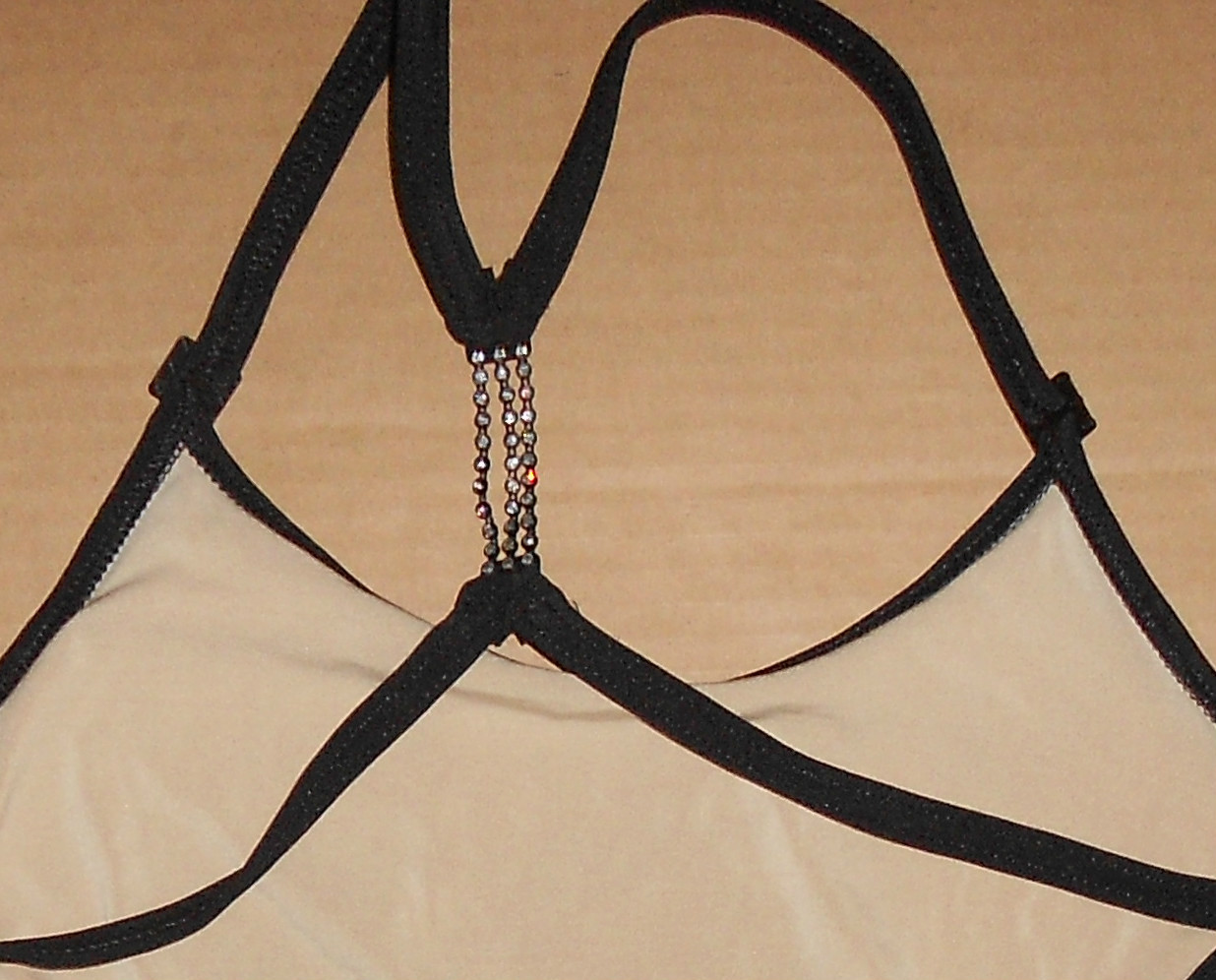 Strappy Rhinestone Embellished Cami Leotard Black Child Ladies Dance Ballet NWT