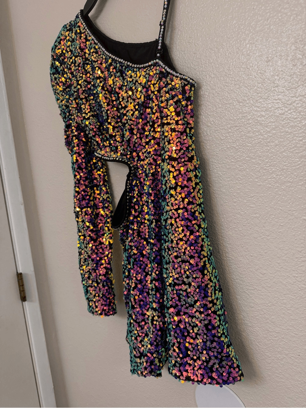 Revolution solo Dance costume sequin TAKE ON THE WORLD RC24606 jazz MA adult