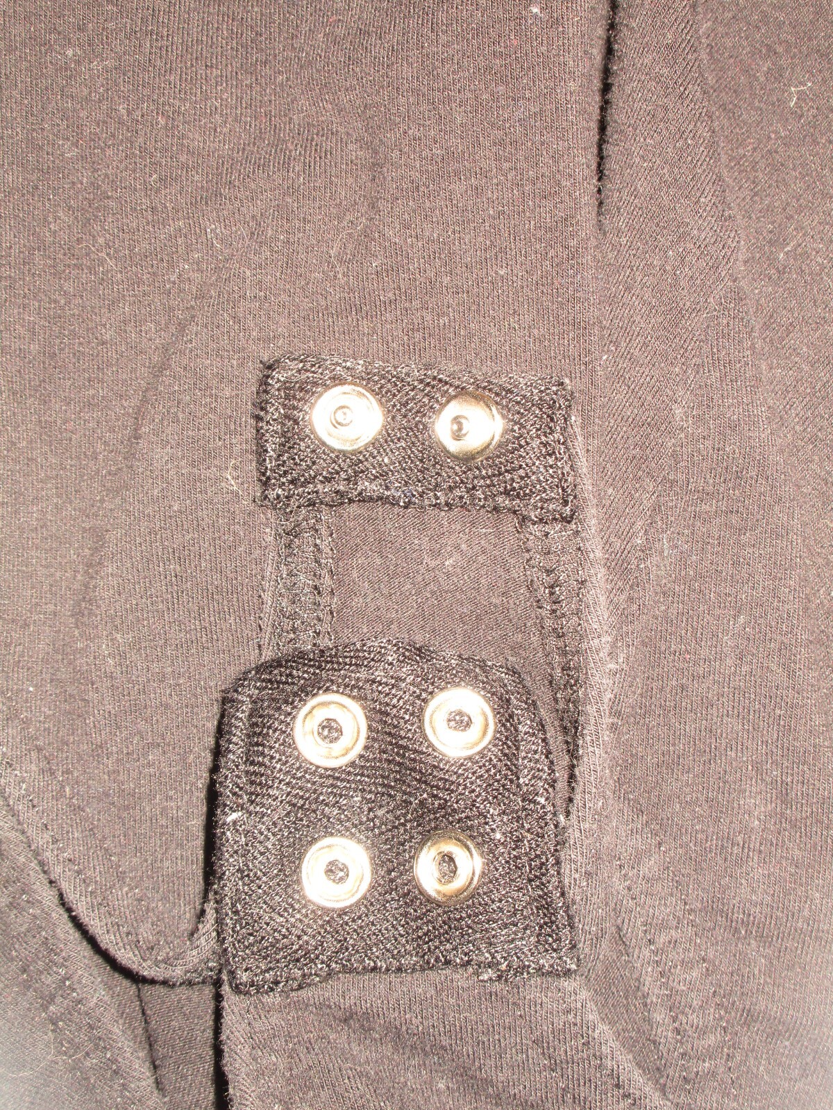 The Limited Black Cap Sleeve Snap Crotch Leotard Size Medium
