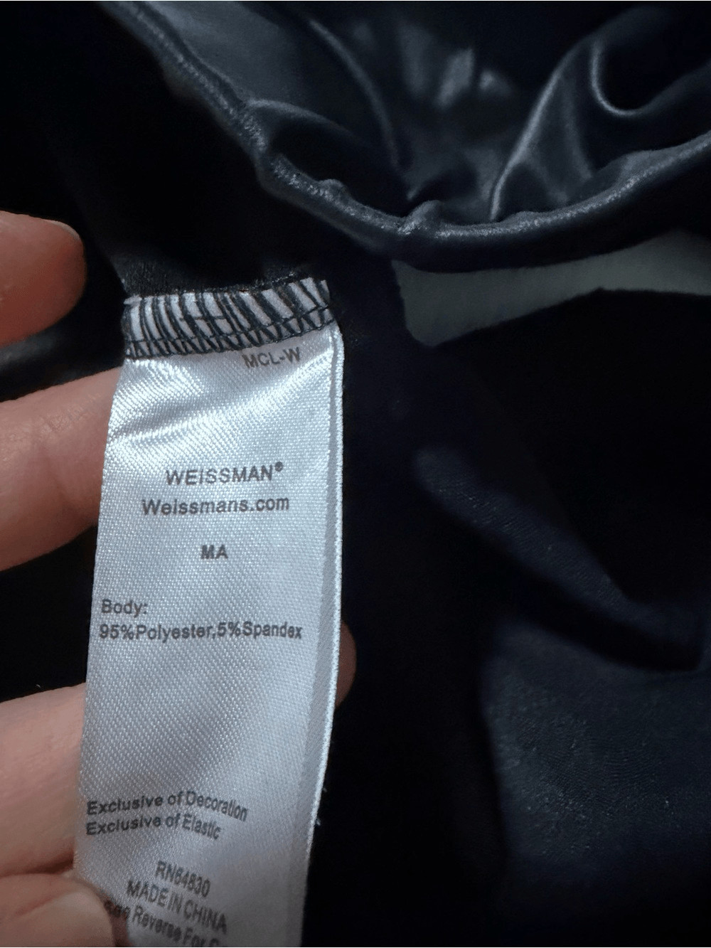 Weissman dance costume menswear suit tux pleather The Business SQ12748 MA adult