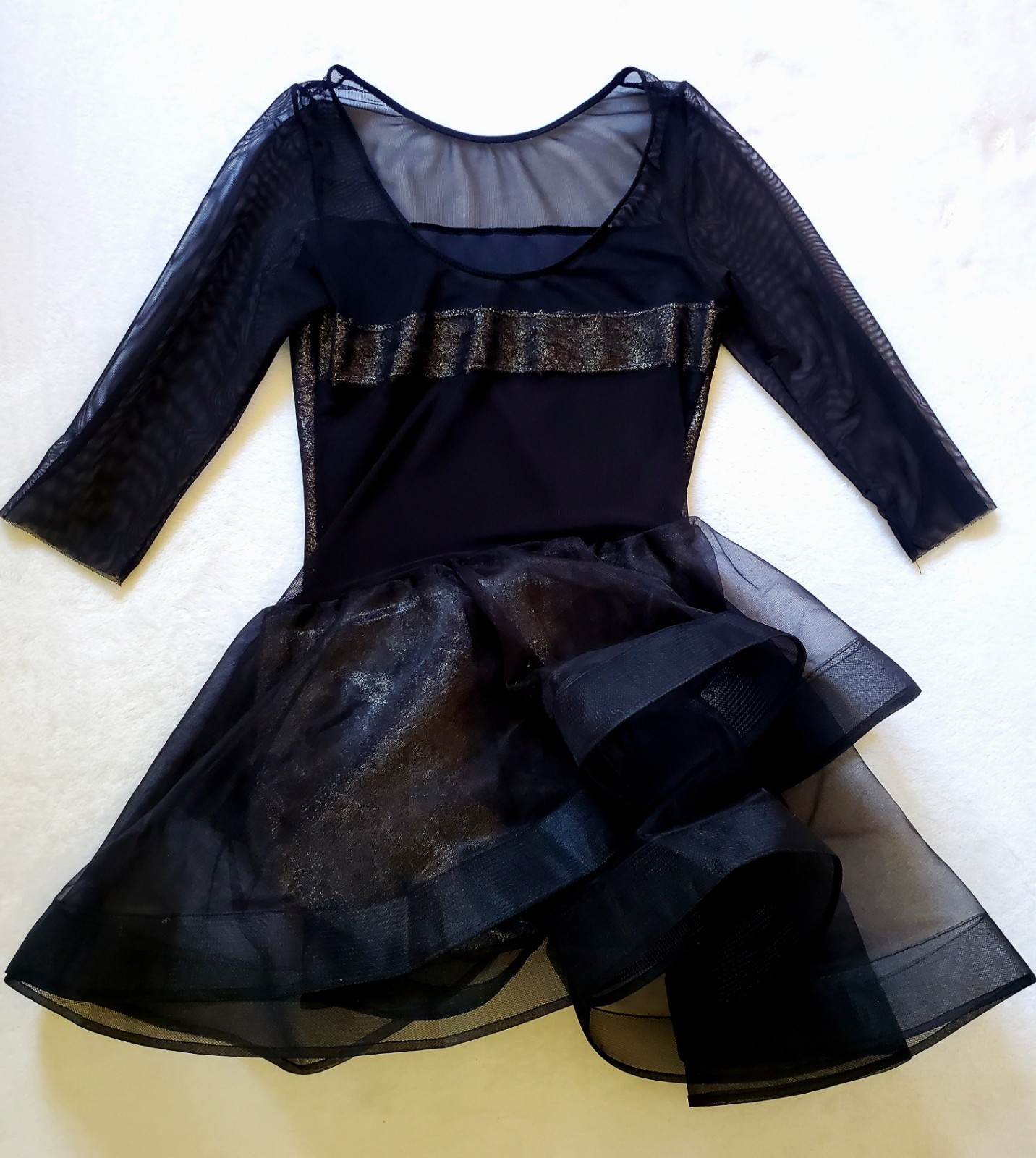Revolution dance costume Adult Small AS Leotard Dress Tutu Aerialist Circus