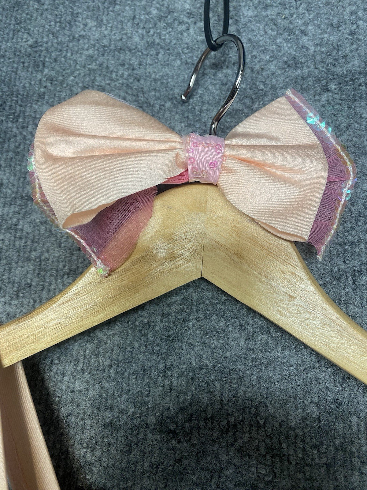 WEISSMAN Elite Dance Costume Being 2 piece Pink Tutu Head Bow Infant Child