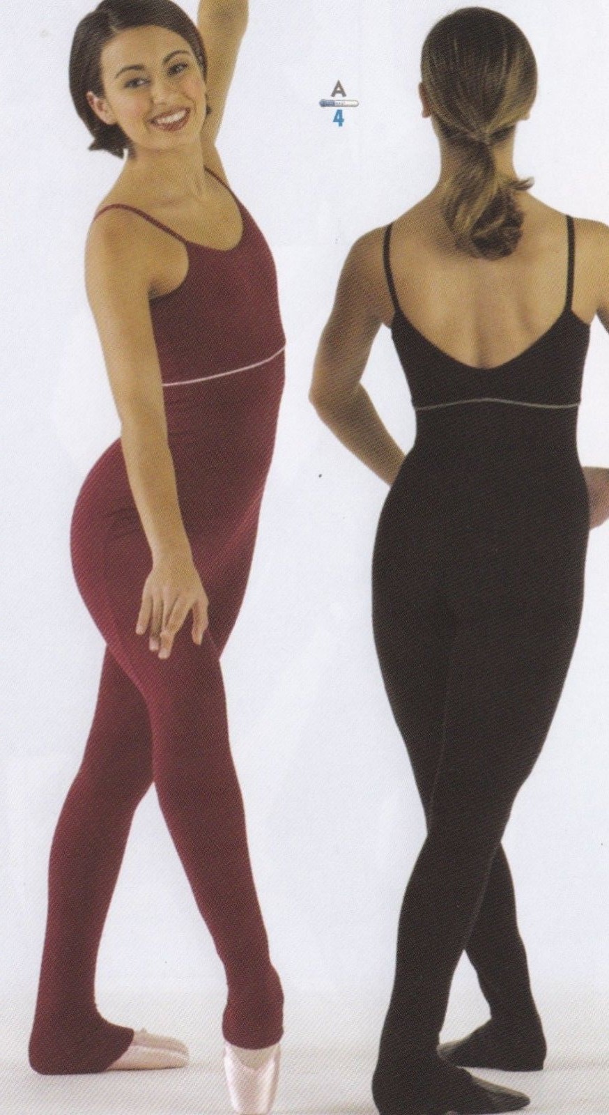 Cotton spandex camisole Unitard empire waist child/ladies low back