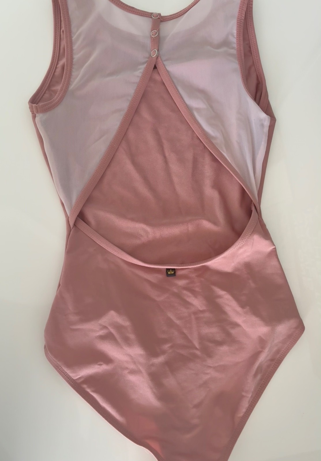 Peach Mariia leotard + Black Suffolk Leotard