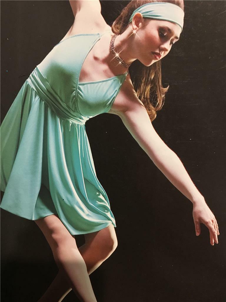 DANCE COSTUME LYRICAL BALLET TAP PAGEANT SKATE ART STONE EXQUISITE