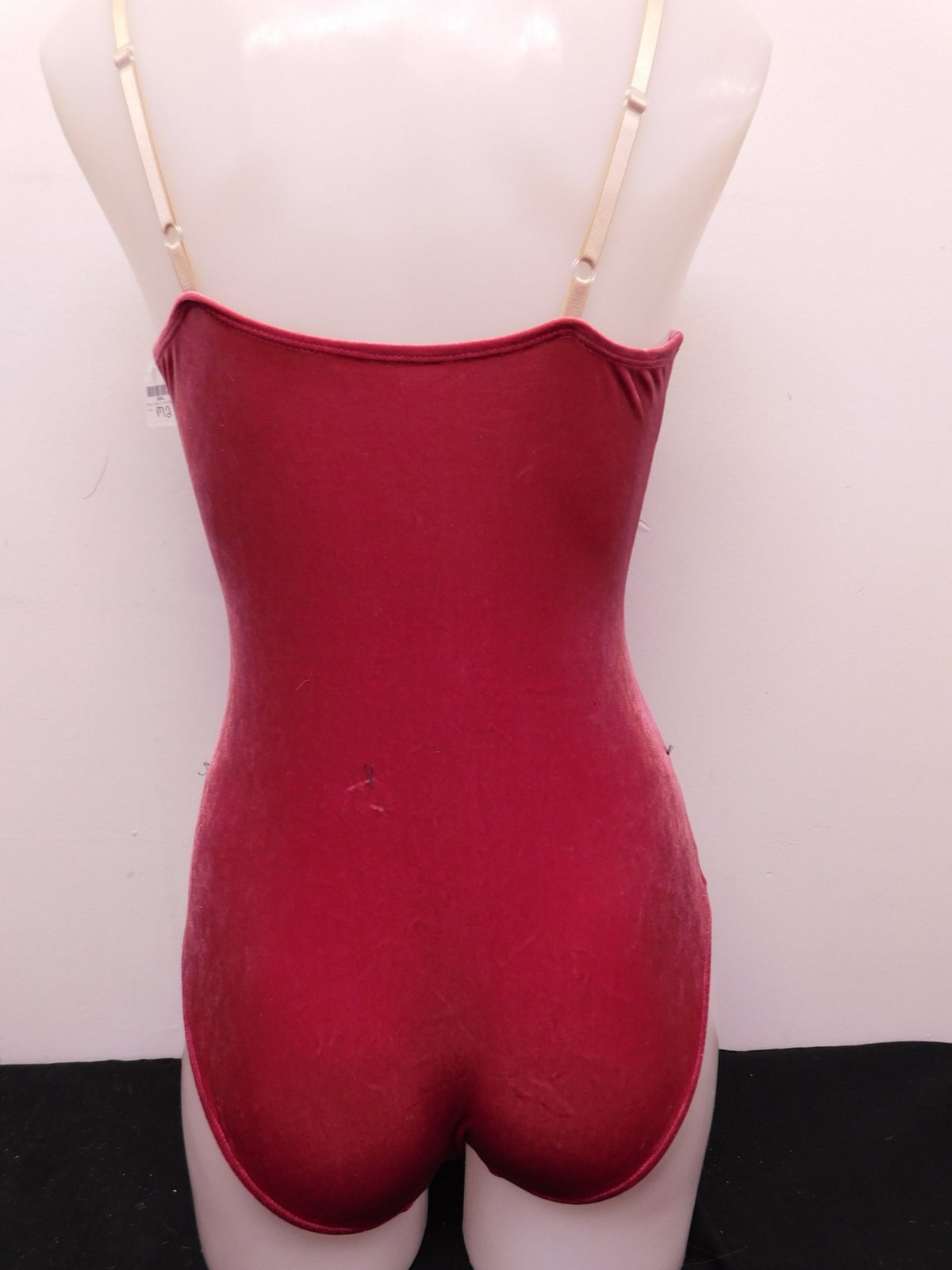 Dance Pre-Owned Leotard Adult Medium Dark Pink Velvet Curtain Call Ballet Tap