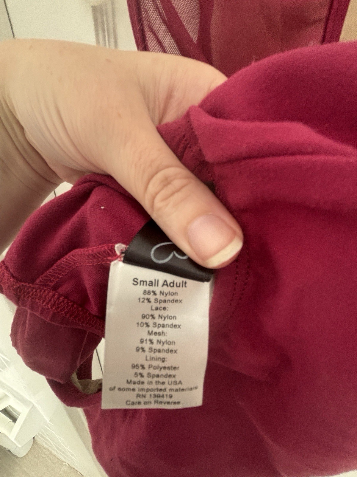 Suffolk Adult Women’s Small Leotard Maroon