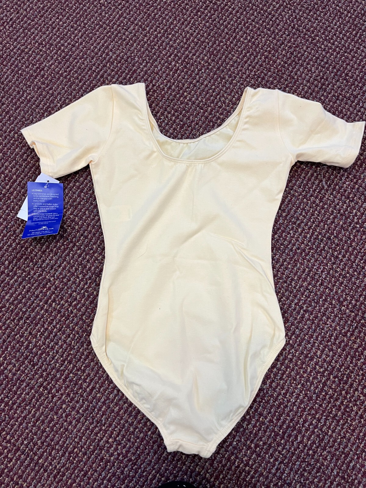 Motionwear Yellow Leotard Style 2104